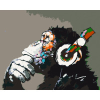 Картина по номерам Disco monkey 11675-AC, 40х50 см