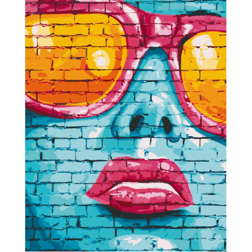 Картина по номерам Street art girl 10248-AC, 40х50 см