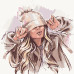 Картина по номерам Winter girl 10230-AC, 40х40 см