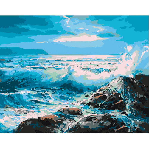 Картина по номерам Бурное море 10614-AC, 40х50 см