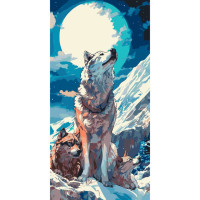 Картина за номерами Вовки 11552-AC, 40х80 см