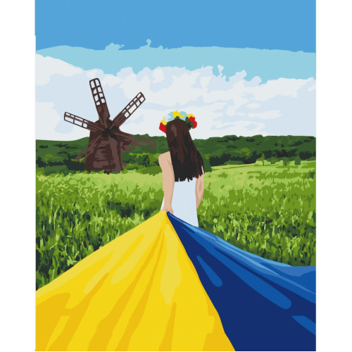 Картина за номерами Дорога до будинку 10344-AC, 40х50 см