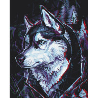 Картина по номерам Друг Хаски 11674-AC, 40х50 см