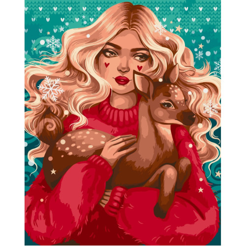 Картина по номерам Согретое добротой 10019-AC, 40х50 см Polina Skurykhina ©pollypop92