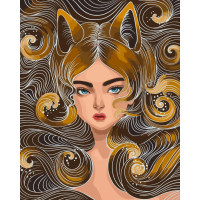 Картина по номерам Загадочная лисичка 10101-AC, 40х50 см Polina Skurykhina ©pollypop92
