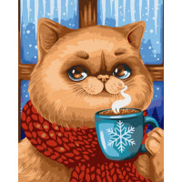 Картина за номерами Зимовий аромат 11531-AC, 40х50 см Polina Skurykhina ©pollypop92