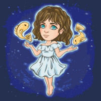 Зображення за номерами Знаки зодіаку. Риби 10099-AC, 40х40 см © viktoria.gro.art