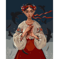Картина за номерами Катерина 10080-AC, 40х50 см © lien_illustration