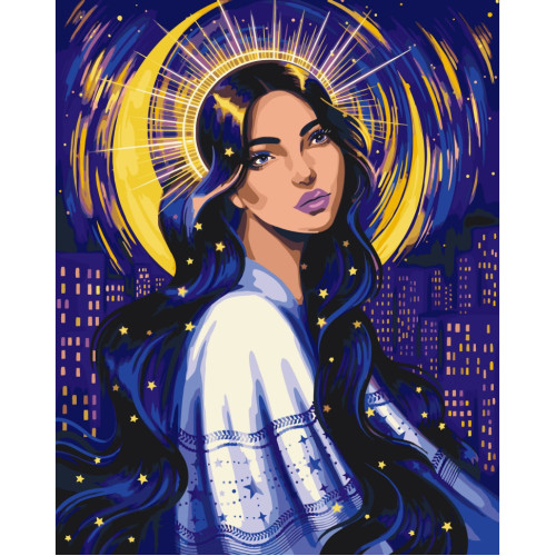 Картина за номерами Корольова ночі 10009-AC, 40х50 см Polina Skurykhina ©pollypop92