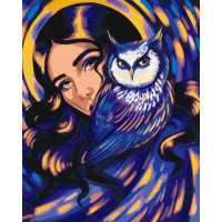 Картина за номерами Краса та мудрість 10623-AC, 40х50 см Polina Skurykhina ©pollypop92