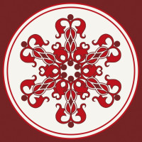 Картина за номерами Круглий орнамент 13043-AC, 30х30 см