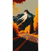 Картина по номерам Осенний покой 11025-AC, 40х80 см