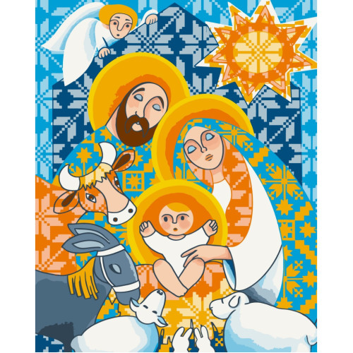 Картина за номерами Різдво 10066-AC, 40х50 см @ Natalia Netudikhata ©mosyakart