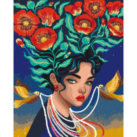Картина по номерам Украинская красота 10096-AC, 40х50 см Polina Skurykhina ©pollypop92