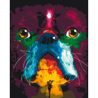 Картина по номерам Французский бульдог 11650-AC, 40х50 см 11628-AC