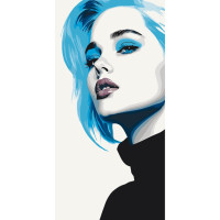 Картина по номерам Юный образ 10058-AC, 40х80 см