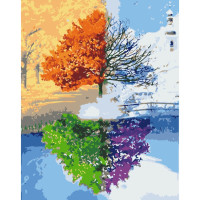 Картина за номерами без підрамника Пори року 11011-ACNF 40х50 см
