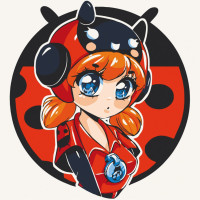 Набор для рисования на холсте Ladybug Bea 15546-AC, 30х30 см