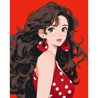 Картина по номерам Anime girl 10132-AC, 40х50 см