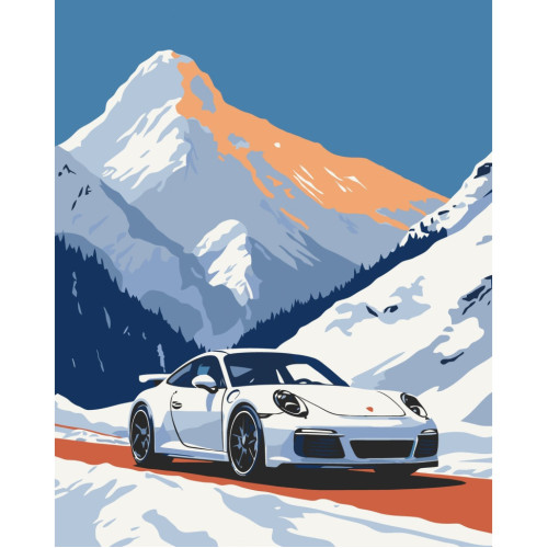 Картина за номерами Porsche 911 12505-AC, 40х50 см