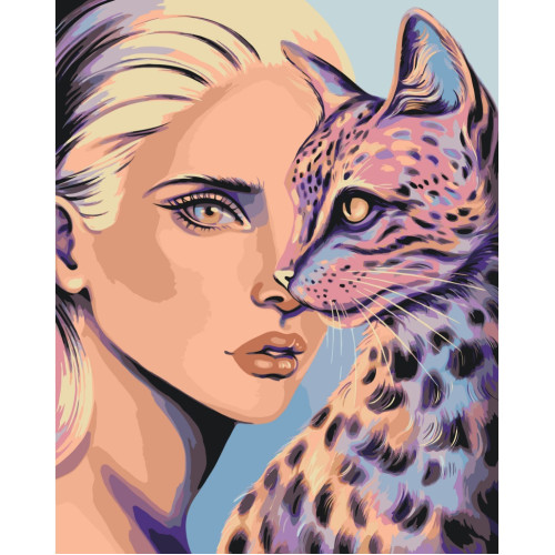 Картина по номерам Загадочные красотки 10130-AC, 40х50 см Polina Skurykhina ©pollypop92
