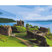 Картина за номерами Замок Аркарт. Шотландія 11237-AC, 40х50 см