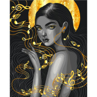 Картина по номерам Цвет музыки 10111-AC, 40х50 см Polina Skurykhina ©pollypop92