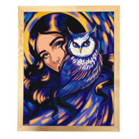 Картина по номерам Красота и мудрость 10623-ACF 40х50 см с багетной рамкой Картина по номерам Красота и мудрость 10623-ACF 40х50 см с багетной рамкой