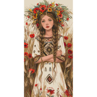 Картина за номерами Польова панночка 10133-AC, 40х80 см Картина за номерами Польова панночка 10133-AC, 40х80 см