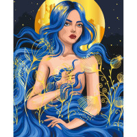 Картина за номерами Танець ночі 10128-AC, 40х50 см Polina Skurykhina ©pollypop92