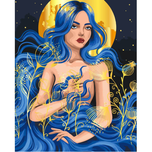 Картина за номерами Танець ночі 10128-AC, 40х50 см Polina Skurykhina ©pollypop92