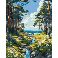 Картина за номерами Тиша природи 11044-AC, 40х50 см