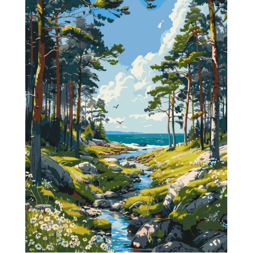 Картина за номерами Тиша природи 11044-AC, 40х50 см