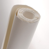 Бумага акварельная в рулоне Saunders Waterford, White, Hot Press, 100% хлопок, 300 г, 1.524х10 м (экстра-белая)