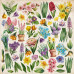 Колекція паперу для скрапбукінгу Spring botanical story 30.5 х 30.5 см, 10 аркушів