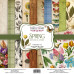 Набір паперу для скрапбукінгу Spring botanical story, 20 x 20 см 10 аркушів