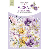 Набір висічок, колекція Floral Sentiments, 54 шт