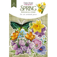 Набір висічок, колекція Spring botanical story, 54 шт