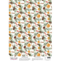 Деко веллум (аркуш кальки з малюнком) Цитрусові прянощі, А3 (29,7х42 см)