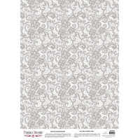 Деко веллум (аркуш кальки з малюнком) Floral Sentiments Мереживо, А3 (29,7х42 см)