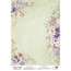 Деко веллум (аркуш кальки з малюнком) Floral Sentiments Звірята в квітах, А3 (29,7х42 см)