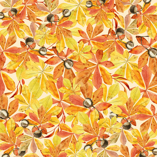 Лист двусторонней бумаги для скрапбукинга Botany autumn №61-02 30,5х30,5 см
