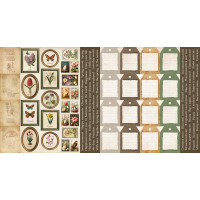 Набір смуг з картинками для декорування Spring Botanical Story 5х30,5 см, 5 шт