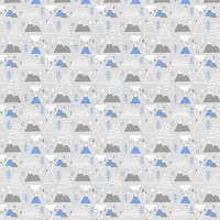 Лист двостороннього паперу для скрапбукінгу Huge Winter №19-02 30,5х30,5 см