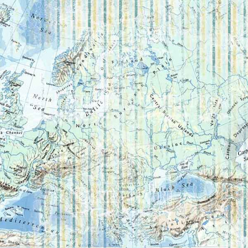 Лист двостороннього паперу для скрапбукінгу European holidays №16-05 30,5х30,5 см