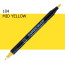 Двосторонній маркер Середній жовтий (Mid Yellow) KURETAKE Kurecolor Fine&Brush, №104