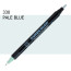 Двосторонній маркер Бледно-блакитний (Pale Blue) KURETAKE Kurecolor Fine&Brush, №330