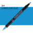 Двосторонній маркер Васильковий синій (Cornflower Blue) KURETAKE Kurecolor Fine&Brush, №364