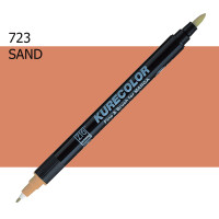 Двосторонній маркер Пісочний (Sand) KURETAKE Kurecolor Fine&Brush, №723