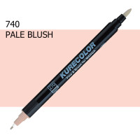 Двосторонній маркер Бледний рум'янець (Pale Blush) KURETAKE Kurecolor Fine&Brush, №740